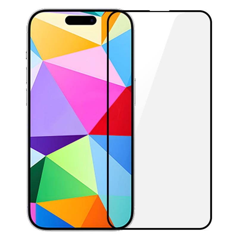 

RURIHAI Для iPhone 16 Pro Захисне скло на весь екран з електролітичним покриттям, стійким до відбитків пальців Type A