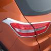 Car Body ABS Chrome Cover Trim For Hyundai Creta IX25 2014 2015 2016 2017 2018  Back Rear Light Lamp Frame Eyebrow 4PCs