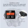 Newest LCD Digital Engine Tach Hour Meter Tachometer Gauge Inductive Display For Motorcycle Motor Stroke Engine Marine Car Boat