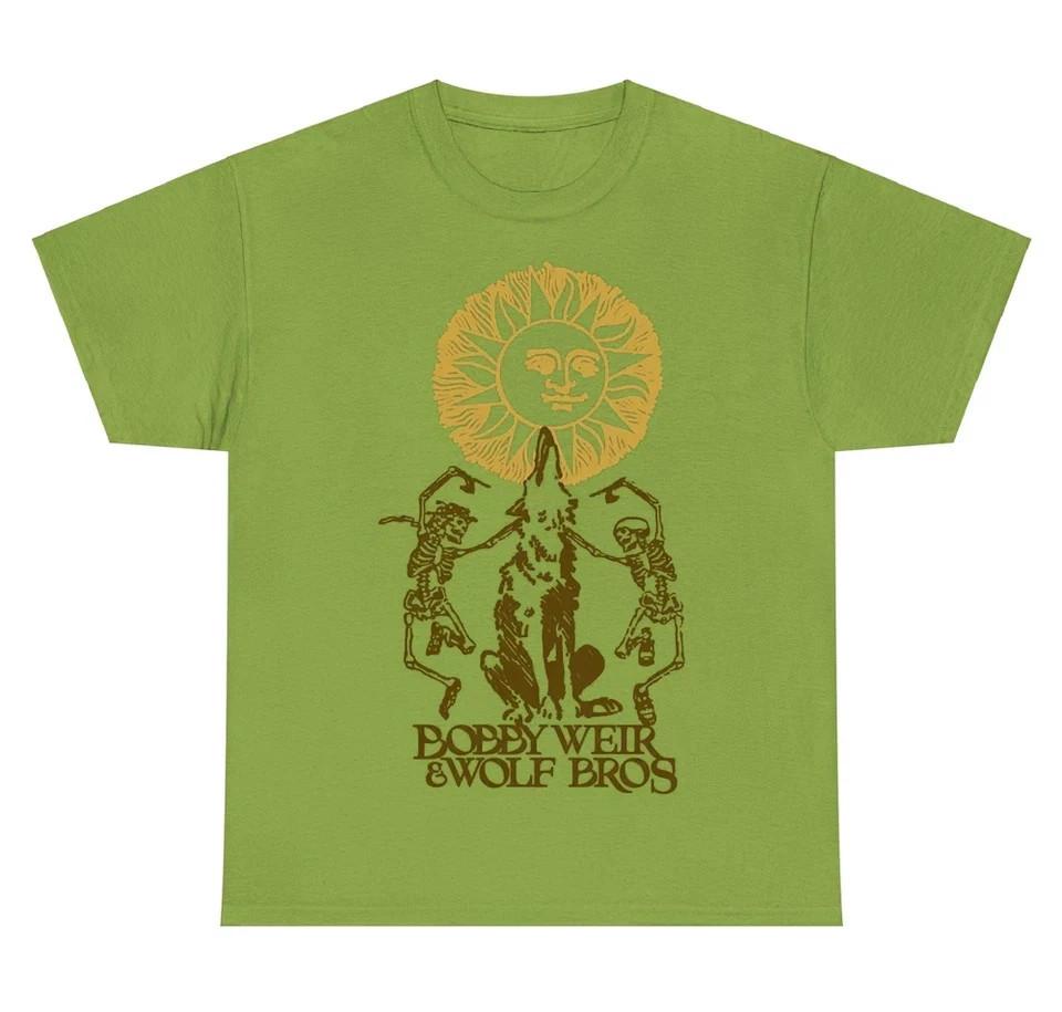 NEW Bob Weir Gift For Fans Heavy Cotton Green S-5XL T Shirt For Fans EN924 S разноцветный
