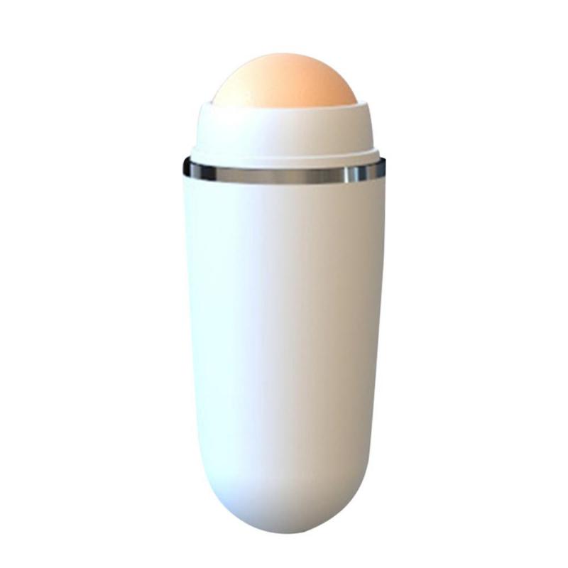 

Face Oil Absorbing Roller Natural Volcanic Stone Massage Body Stick Makeup Face Skin Care Tool Facial Pores Cleaning Oil Roller білий