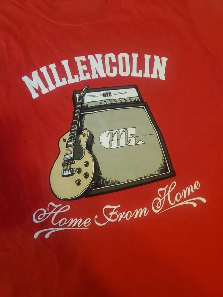 Millencolin Панк-группа Графический Подарок Для Фанатов Красная Футболка, размер S-5XL Унисекс Футболка S