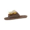 Fashion 2025 NEW  Women's Floral Indoor Flat Bottom Plush Autumn Winter Cotton New Version Single Strap Indoor Slippers