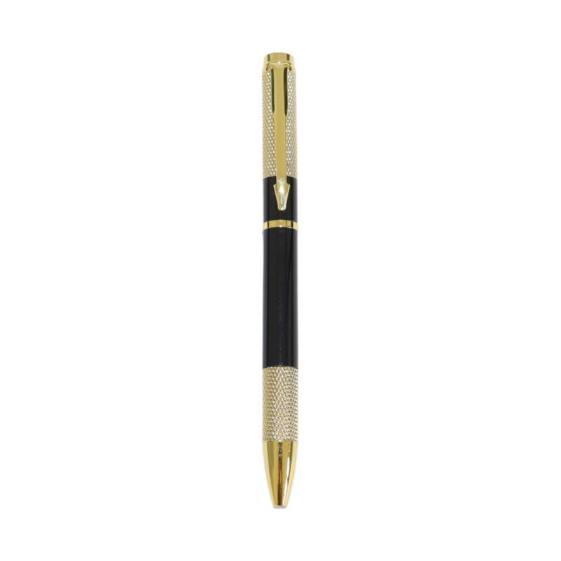 Gold Cross Metal Ballpoint Pen - Elegant Business & Student Writing Tool with Smooth Ink Flow