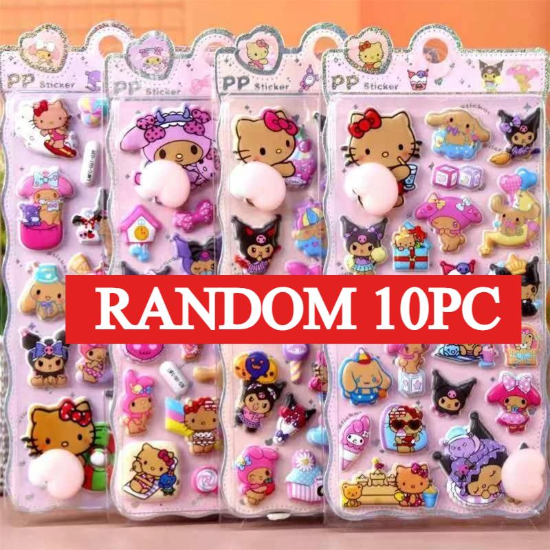 Kawaii Crayon Shin-chan Happy Buttocks Stickers for Phone Case Laptop Stationery CuteSoft Pinched Decompression Sticker Toy Gift