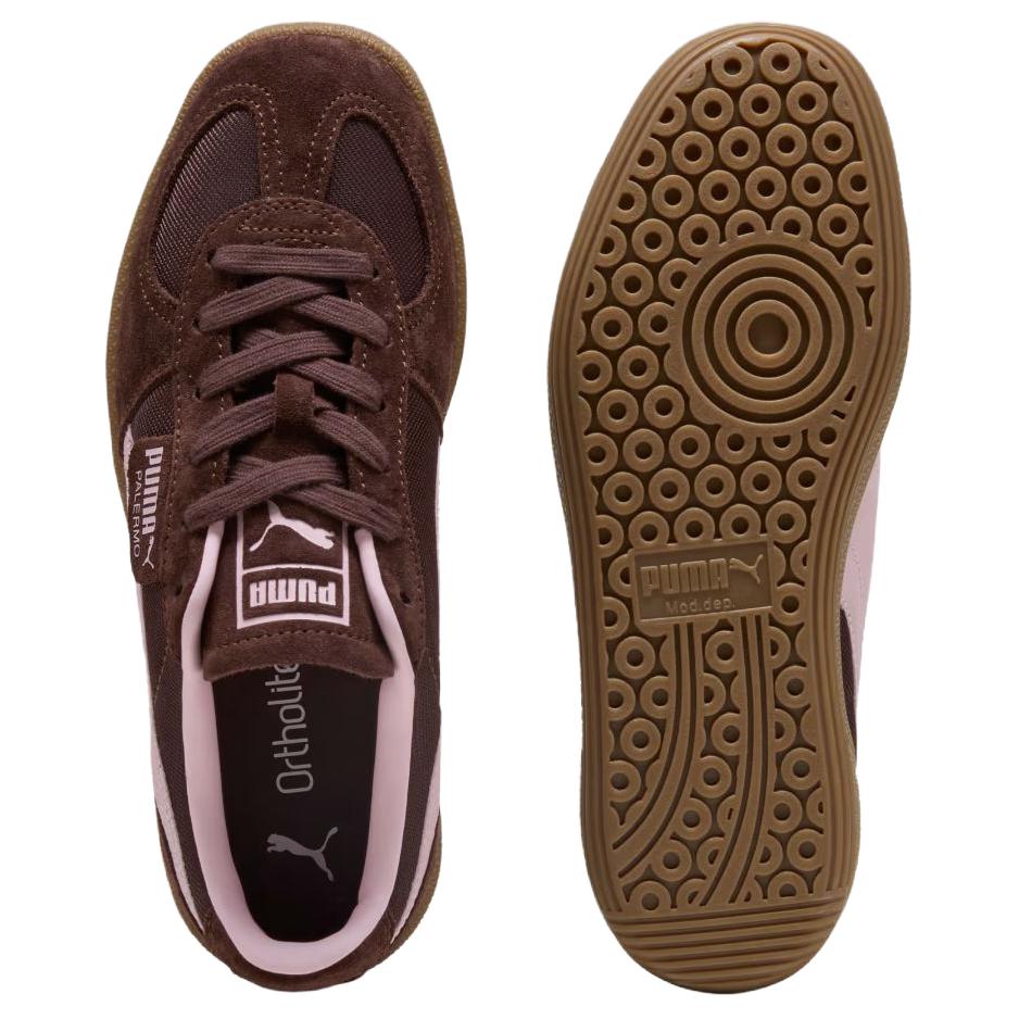 Puma Palermo Vintage Comfortable Fit Training Shoes Unisex Shoes Chocolate-Brown 401364-05