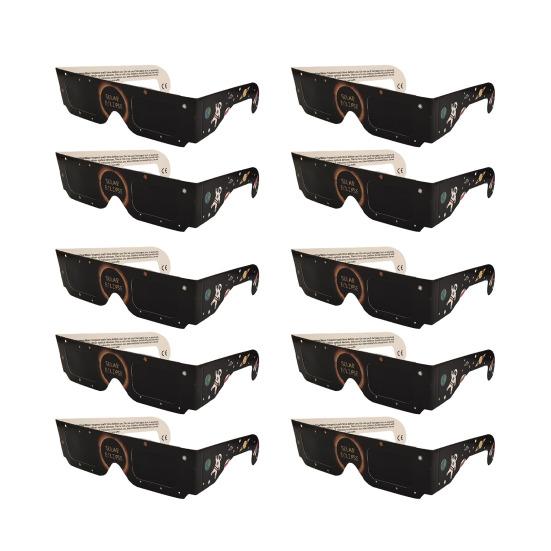 Professional Sun Glasses Solar Eclipse Glasses UV IR Filter Sun Glasses Adults Safe Shades for Direct Sun Viewing