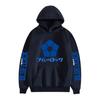 Felpa con cappuccio unisex BLUE LOCK Felpa con cappuccio con stampa anime Streetwear per coppie Uomini Donne