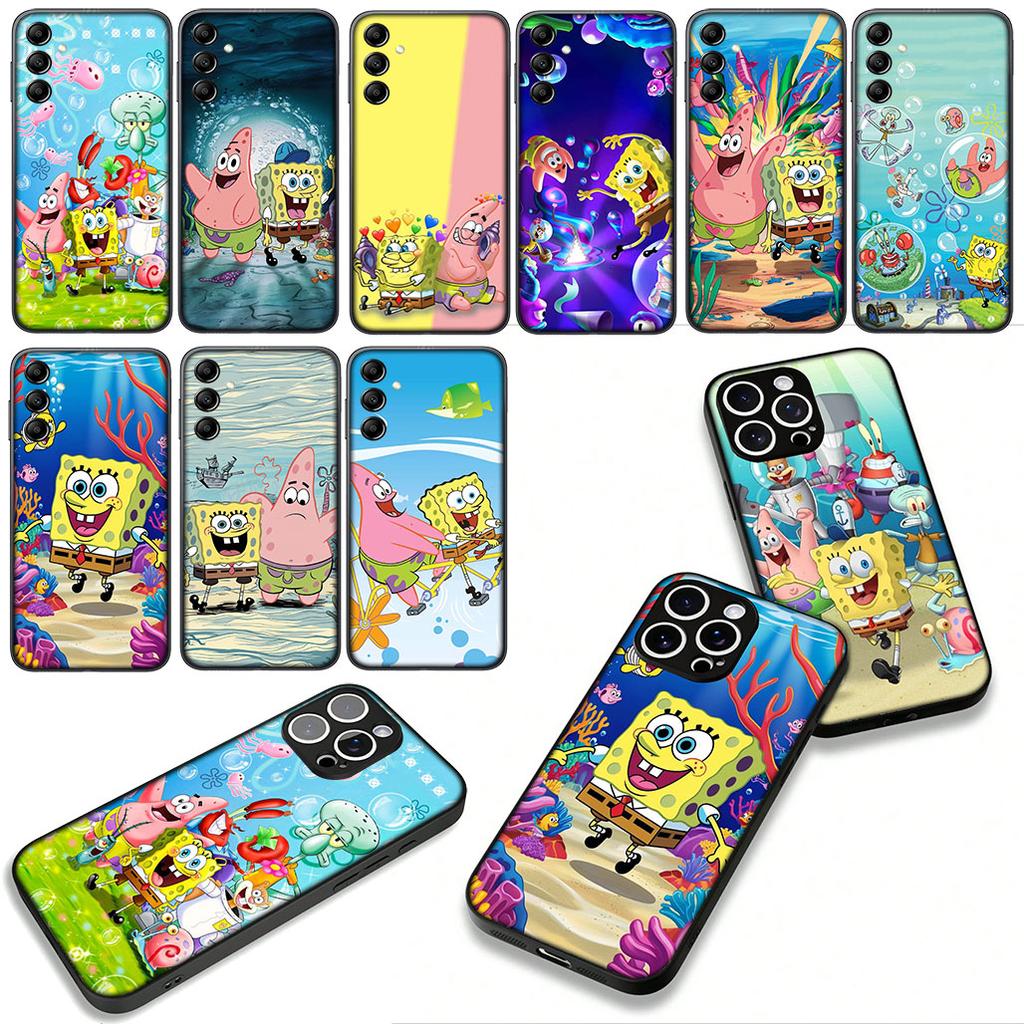 Phone Cover Sponges Bob S-SpongeBobs S-SquarePant for Xiaomi Redmi Note 15 11 9 10 Pro Plus A5 9A 9T 10A 10C 9C NFC 15C 8T Case