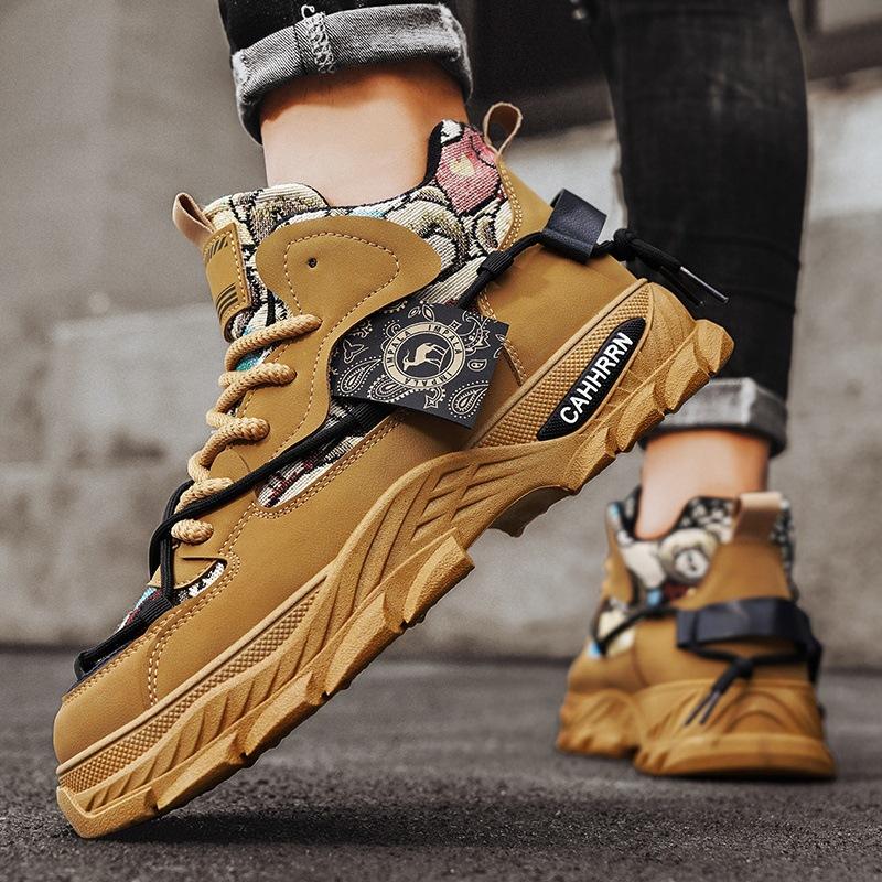 

Men s shoes Martin boots 2024 autumn new outdoor mountaineering casual tooling boots men s versatile high-top cycling boots 44