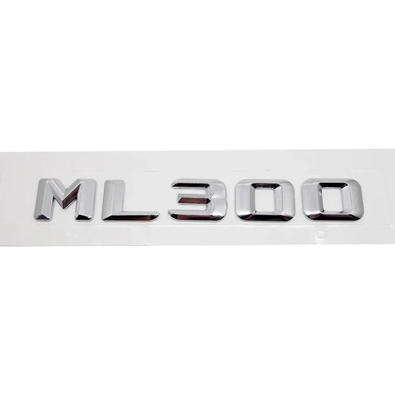 3D Metal ABS Car Trunk Sticker Letter Badge for Mercedes Benz Old Style ML55 ML63 ML250 ML300 ML320 ML350 ML400 ML430 Emblem ee05