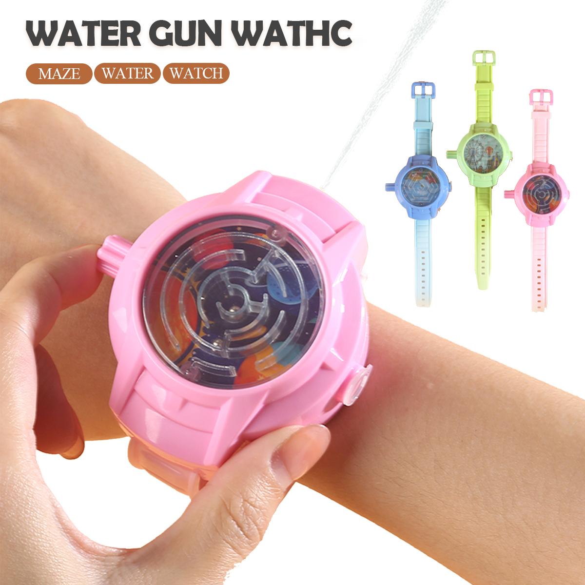 

Water Gun Watch, 3 Colors Random Shipment Fun Water Batter Outdoor Indoor Shooting Water Play Game Gifts for Boys and Girls разноцветный