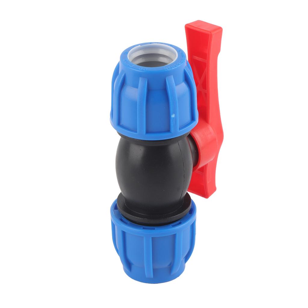 4 st PE Rak Kulventil Avstängningsventil Hem Trädgård Rörledningsbeslag Tillbehör 1 tum