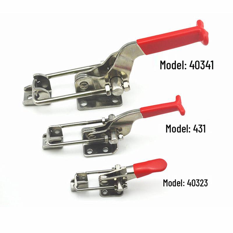Heavy Duty 304 Stainless Steel Adjustable Snap Latch Lock Clamp Buckle