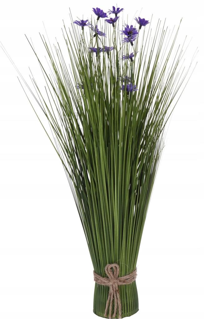 Artificial Grass Bouquet with Flowers 52 Cm