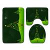 Christmas Bathroom Floor Mat Toilet Three-Piece Set