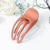 French Style Hair Claw Hollow U-shaped Strong Grip Women Hair Clip Curved Ponytail Holder Hair Styling Tool