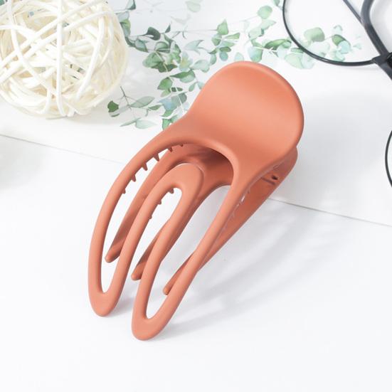 French Style Hair Claw Hollow U-shaped Strong Grip Women Hair Clip Curved Ponytail Holder Hair