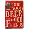 Hisun Tin Sign HD Tin Sign Vintage Beer Humor Wall Decor  Retro Funny Bar  Man Cave Metal Poster for Pub Kitchen Garage