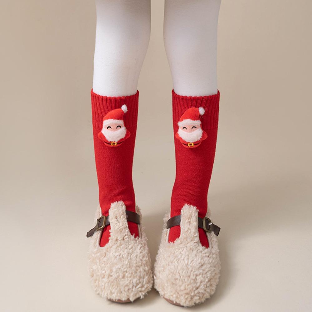 

Cotton Children s Socks Red New Year Stockings NEW Christmas Stockings Autumn and Winter Father Christmas