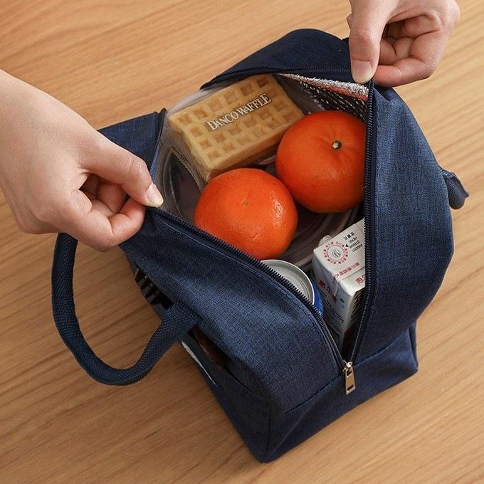 Thermal Lunch Bag Portable Handheld for Work Picnic Travel