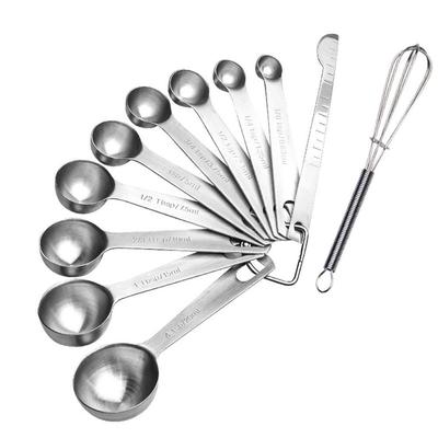 6/7/8/9/10/11pcs Accurate Measure Tablespoon Stainless Steel Kitchen Measuring Tools  Cooking