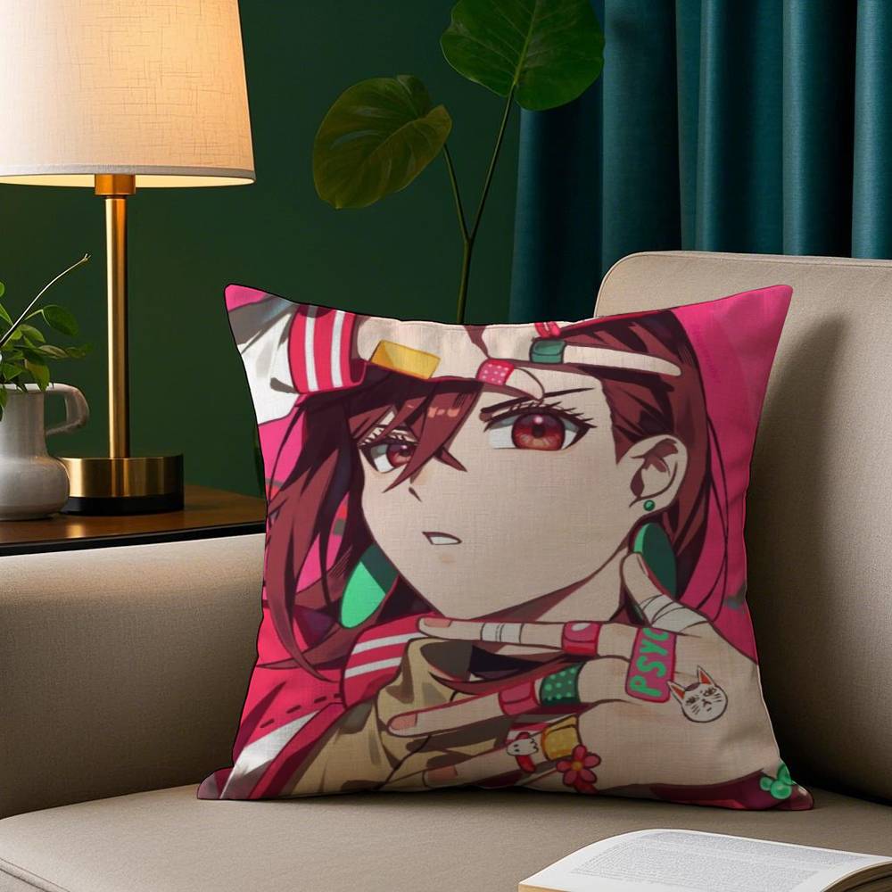Anime D-Dandadan Cute Pillow Case Plush Fabric Soft Pillowcase Double Sided Print Sofa Cushion Cover Throw