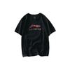 Li Ning SS22 Brand Logo Solid Color Loose Fit Round Neck Short Sleeve T-Shirt Unisex T-Shirt Black AHSS847-2