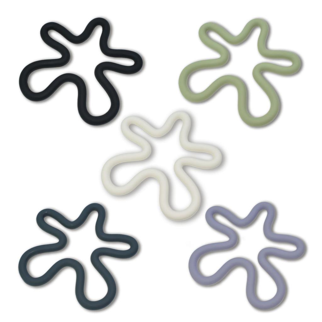 Silicone Trivet Mat Creative Heat Resistant Drinking Cup Mat Drinks Coaster for Countertop Table Cafe Pots and Pans Home