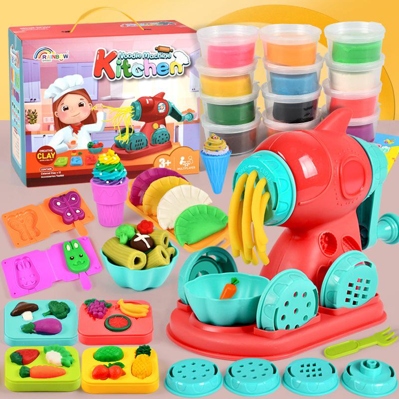 Children s Play-Doh Clay Noodle Maker & Mold Kit: Handcraft Educational Toy