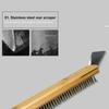 Pizza Oven Long Cleaning Brush Stainless Steel Long Handle Cleaning Brush for Cooking Baking Accessories