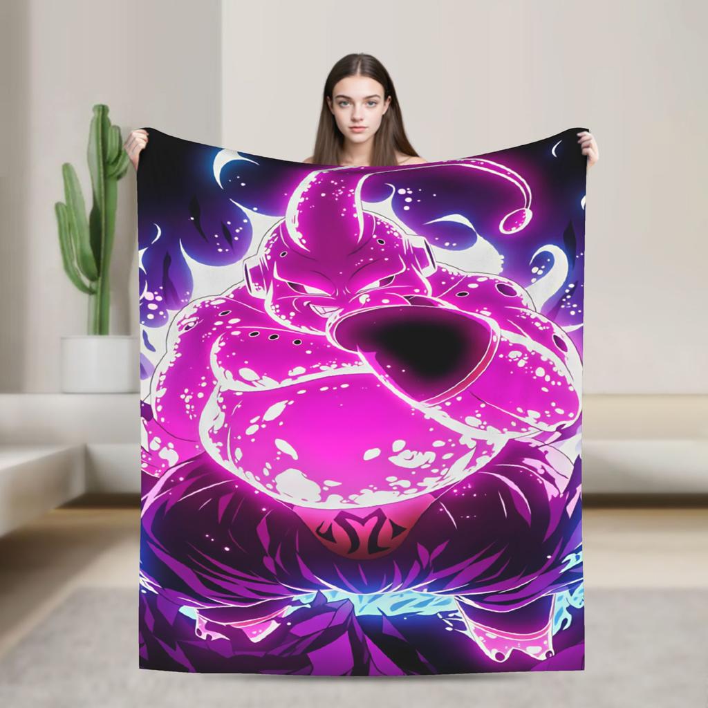 Pinks Monster Soft Warm Blankets Dragons Balls Child Plush Throw Blanket Print Bedroom Flannel Bedspread Sofa Bed Cover