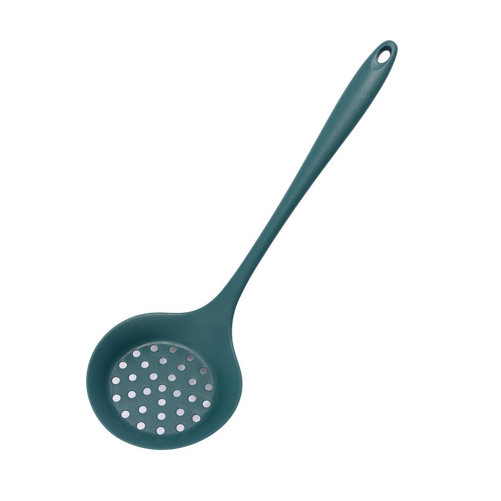 Silicone Kitchenware Set: Non-stick Spatula, High-Temperature Stir-fry, Rice & Soup Spoons, Slotted Spoon