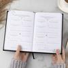 English Version Five-minute Journal A5 Happy Notebook Watercolor Cloth Gratitude Journal  Office