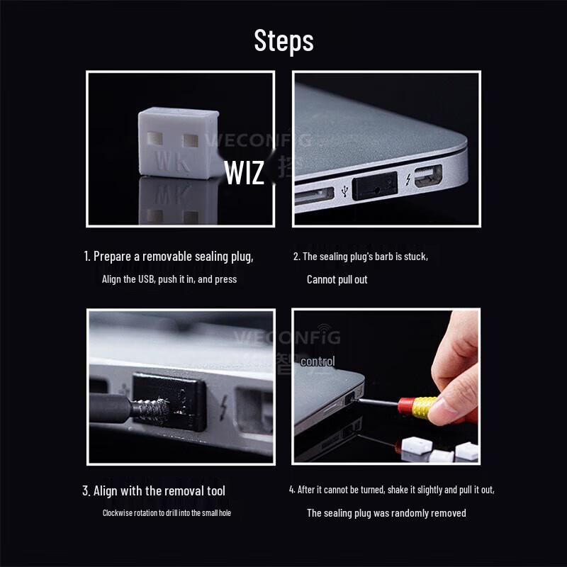 Blocco di Sicurezza per Porta USB Vizikong