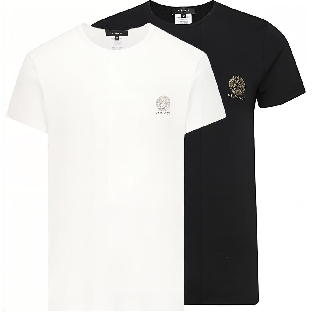 VERSACE 2 Pack Crewneck T Shirts AU10193-1A10011-A225E