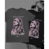 Sabrina Carpenter Print T-Shirt Unisex Men Women Vintage Oversized Tee Cotton Streetwear Loose Short Sleeve Female Male Clothing