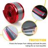 Carbon Fiber Car Door Sill Scuff Plate Cover Vinyl Sticker Sticker Accessories M