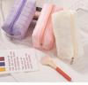 Velvet Makeup Bag, Large Capacity Portable Cosmetic Pouch Elegant Storage Bag for Travel
