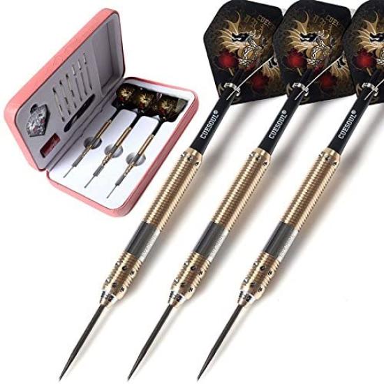 

CUESOUL Dragon Deluxe Brass Steel Tip Darts 21g Set, F2301-L
