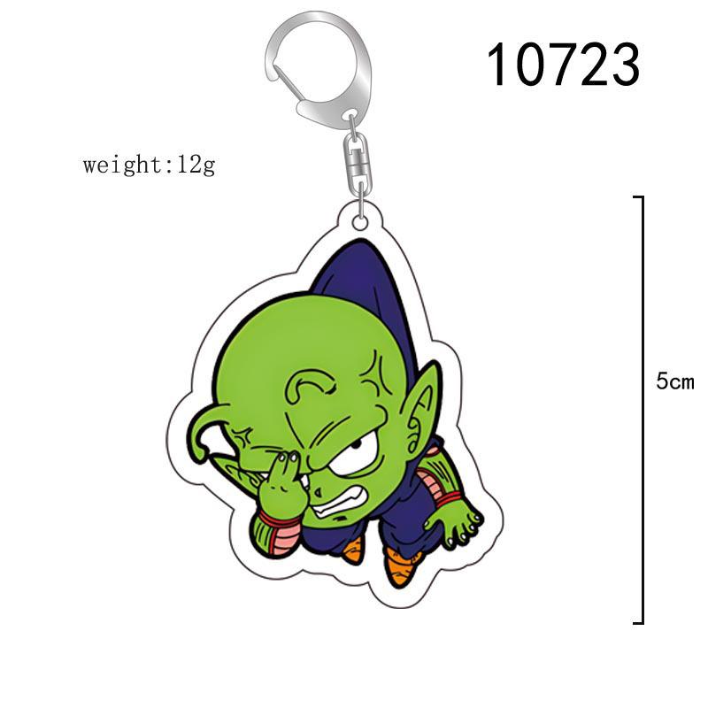Dragon Ball Goku Acrylic Keychain - Double-Sided Cartoon Pendant Gift