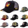Unisex Anime Cartoon Cap High Quality Embroidered Patch Draw Baseball Cap Male Female Trucker Hat Mesh Hats Sun Hat