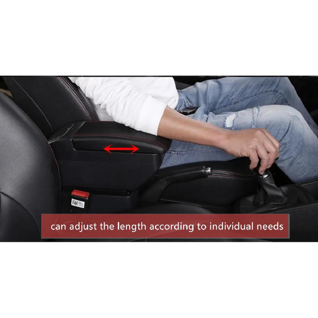 For Toyota Aygo BJ Armrest Box for Citroen C1 Peugeot 107 Armrest Box Store Box Cup Holder  Dedicated Retrofit Car Accessories