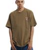 Cream Soda Lab Motocamp Small Logo Short Sleeve T-Shirt Olive