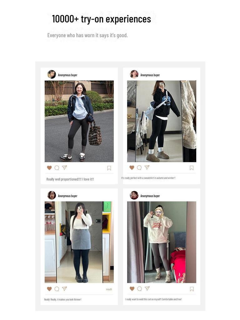 Velvet Leggings i plussstørrelse for kvinner: Tykk, varm og sklisikker for høst/vinter