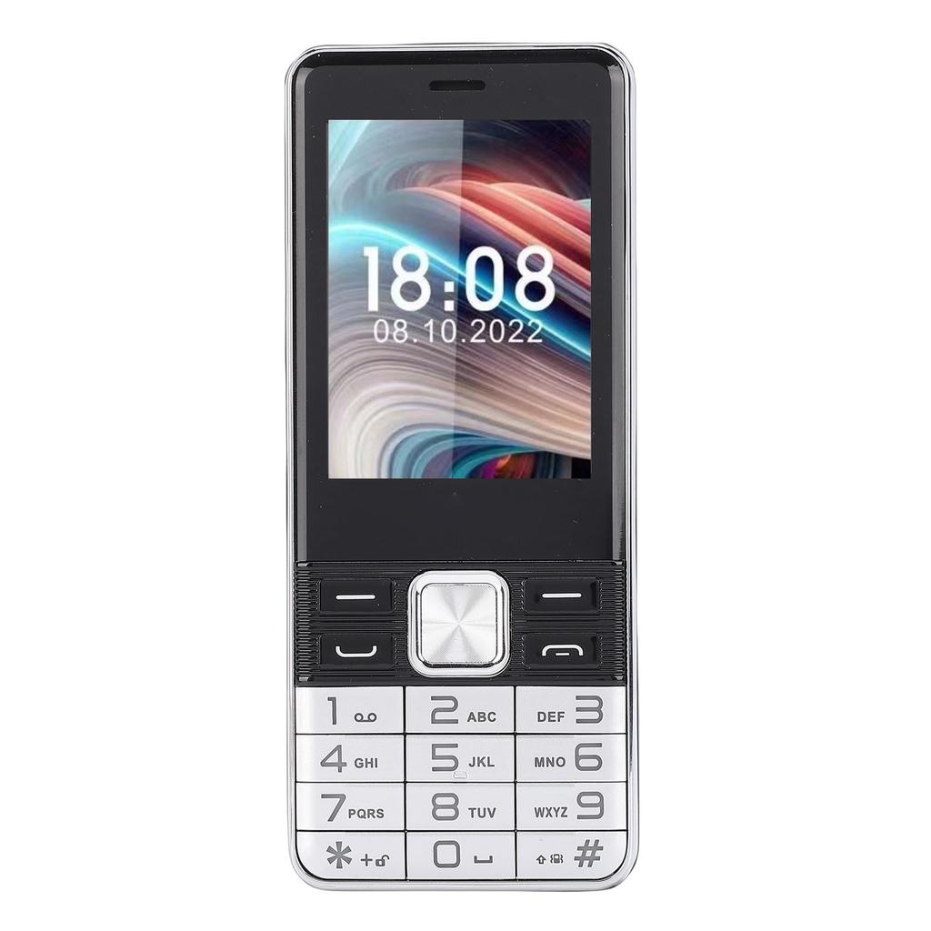 2G Unlocked Phone 2.8 Inch HD Color Screen 4 SIM Card Slots High Volume Speaker Big Keys Mobile Phone Support and 3.5mm Headphone