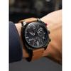 AVI-8 Hawker Hunter Charcoal Ember Brown Retrograde Chronograph Quartz AV-4052-02 Mens Watch