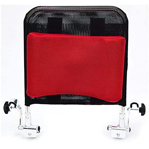 

Lekoc Wheelchair Headrest, Backrest Cushion, U-Shaped Pillow, Adjustable Angle, Memory Foam, Breathable, Suitable for Toilet Chairs (Red)