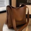 Popular Small Bags Women's Autumn and Winter Versatile New Retro Shoulder Messenger Bag Women's Texture Bucket Bag