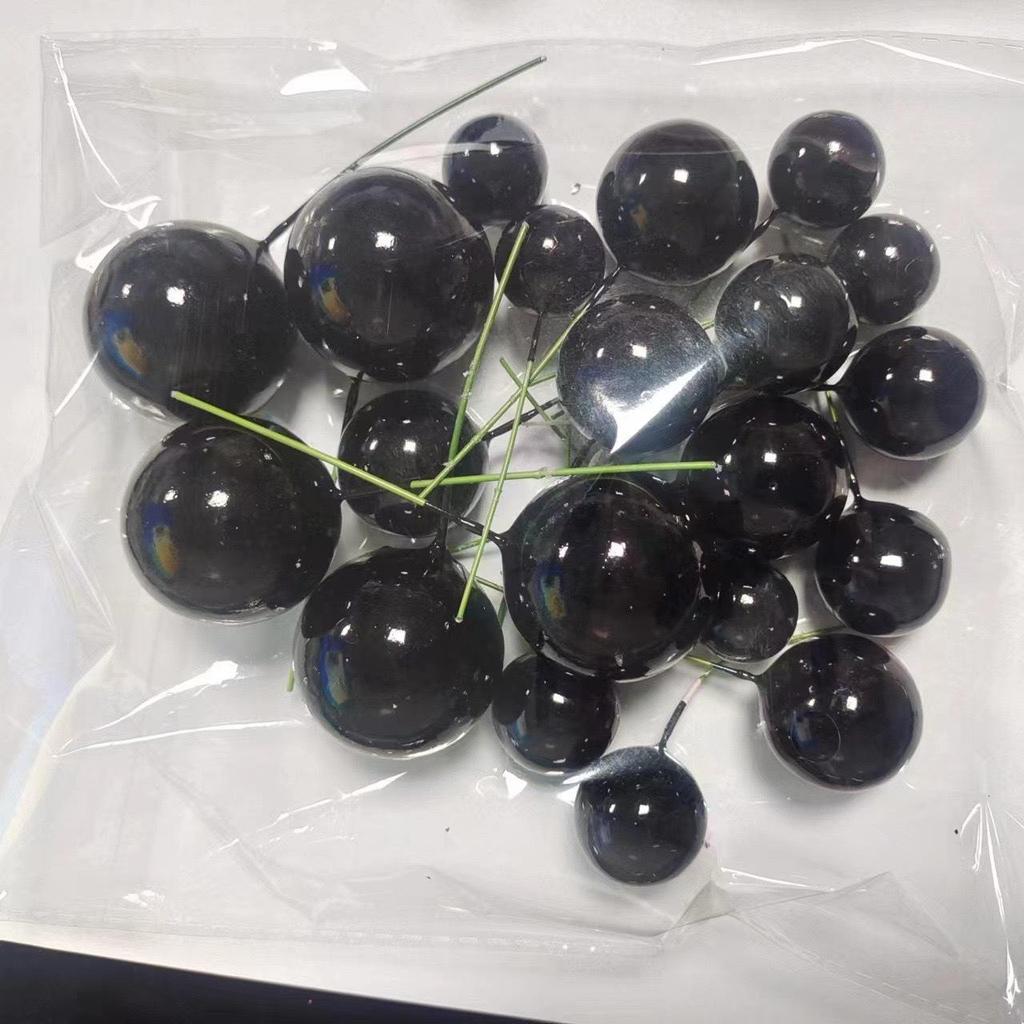 Christmas Multi-Color Decorative Ball Set - 20-Piece Pack with Gold, Silver, Foam, and Iridescent Balls